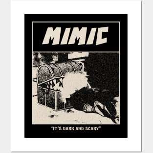 Mimic Frieren Gloomy Halftone Fanart Design Posters and Art